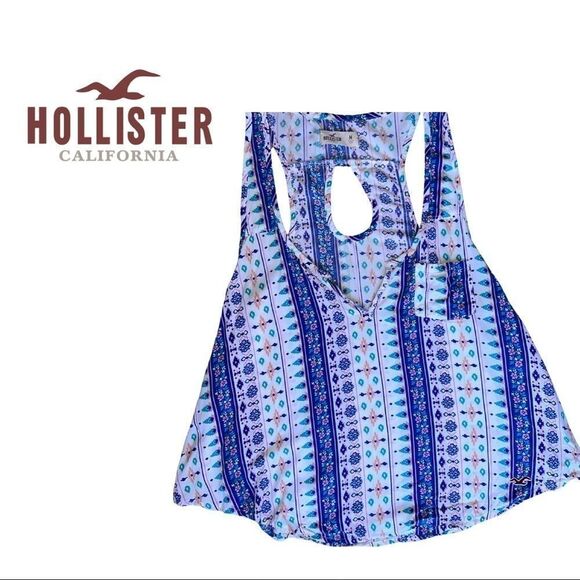 Hollister Tops - Women’s Hollister Aztec pattern tank top size medium
